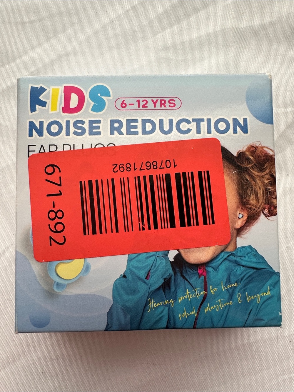 Softvox Noise Cancelling Earplugs for Kids in Purple (Ages 6-12) 26dB Reduction - Picture 2 of 11